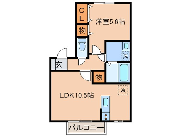 シティハウス長津の物件間取画像